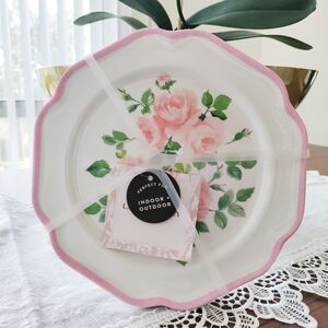 Laura Ashley Pink and White Disposable Tableware Pink Roses